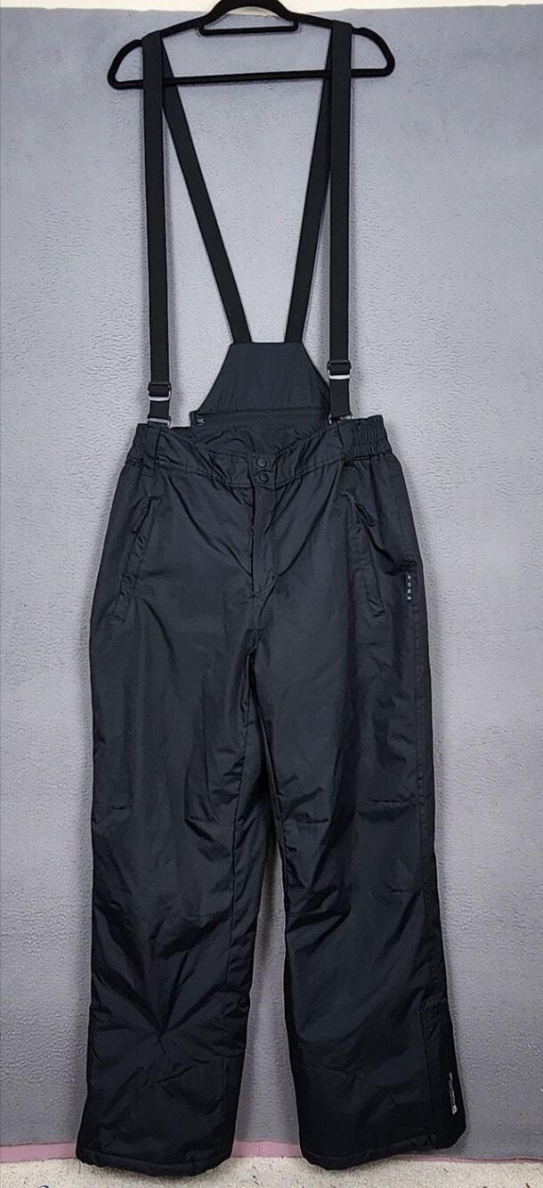 Mountain Warehouse Snow Pants Mens Large Black Insulated Ski Bib Waterproof